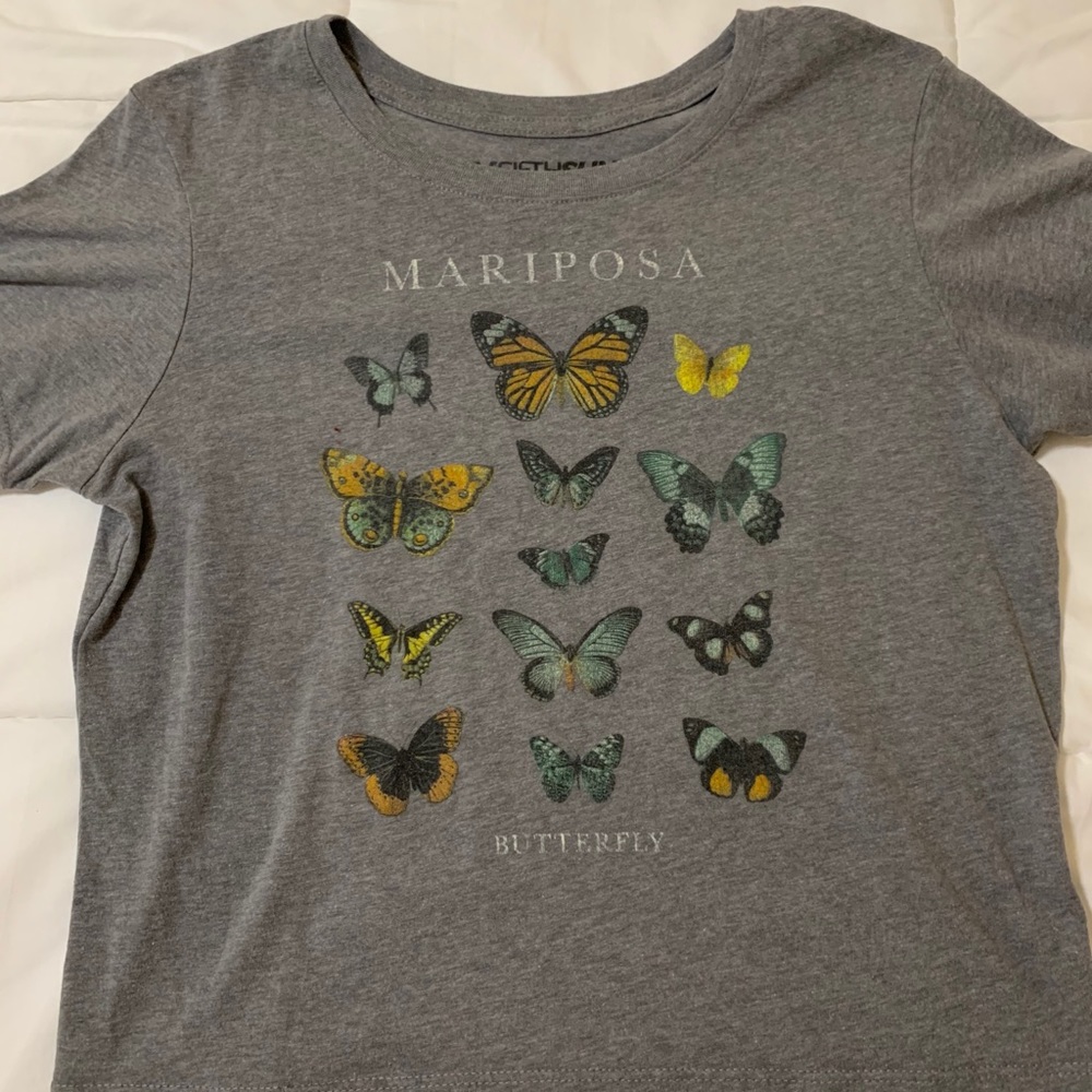 Butterfly crop top